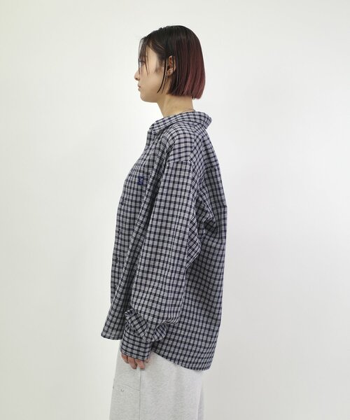 WHO'S WHO gallery（フーズフーギャラリー）の「【UNISEX/ユニセックス】FACTチェックシャツ（シャツ/ブラウス・レディース・ホワイト/ネイビー・FREE）」の9枚目の写真