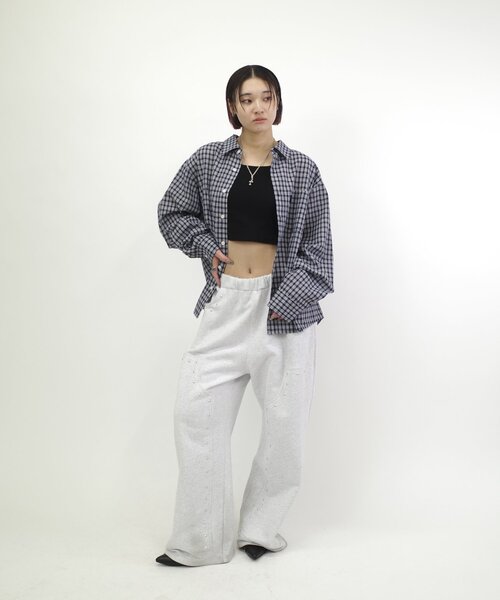 WHO'S WHO gallery（フーズフーギャラリー）の「【UNISEX/ユニセックス】FACTチェックシャツ（シャツ/ブラウス・レディース・ホワイト/ネイビー・FREE）」の11枚目の写真