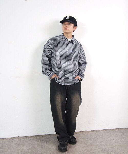 WHO'S WHO gallery（フーズフーギャラリー）の「【UNISEX/ユニセックス】FACTチェックシャツ（シャツ/ブラウス・レディース・ホワイト/ネイビー・FREE）」の14枚目の写真