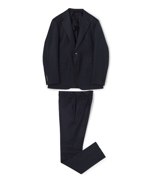 TRAVELLER ウールシルク シングルブレステッド2Bスーツ E.Zegna