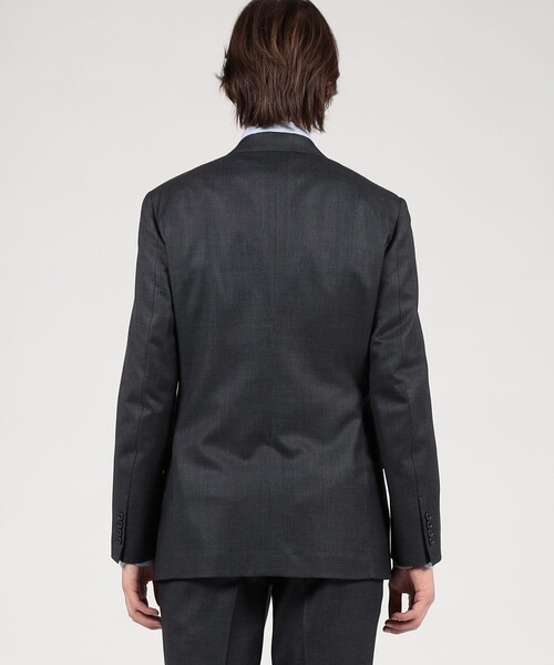 TRAVELLER ウールシルク シングルブレステッド2Bスーツ E.Zegna