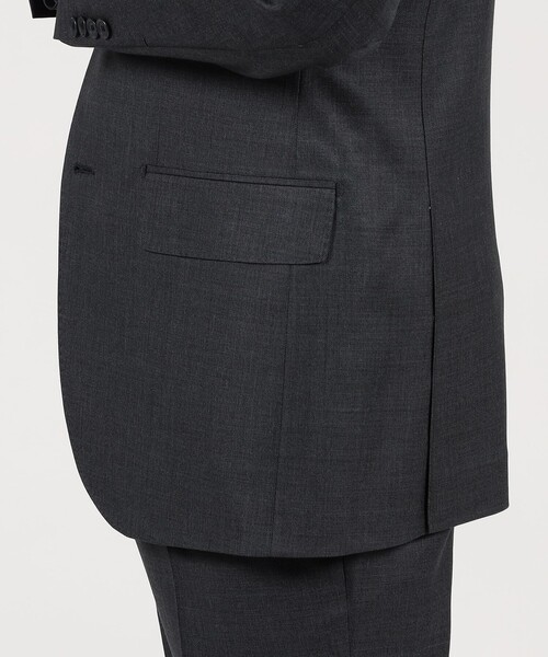 TRAVELLER ウールシルク シングルブレステッド2Bスーツ E.Zegna