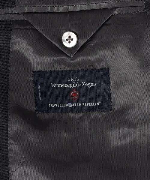 TOMORROWLAND （トゥモローランド）の「TRAVELLER ウールシルク シングルブレステッド2Bスーツ E.Zegna（スーツジャケット・メンズ・チャコールグレー/ダークブルー・46/48/52/44/50/42）」の13枚目の写真