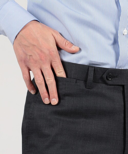 TOMORROWLAND （トゥモローランド）の「TRAVELLER ウールシルク シングルブレステッド2Bスーツ E.Zegna（スーツジャケット・メンズ・チャコールグレー/ダークブルー・46/48/52/44/50/42）」の20枚目の写真