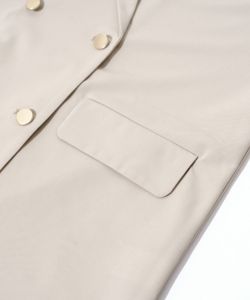 flower（フラワー）の「ベーシックテーラードジャケット（テーラードジャケット・レディース・グレー/ベージュ・FREE）」の22枚目の写真