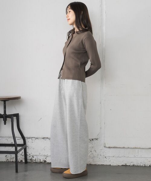 RETRO GIRL(レトロガール)の「襟付チビボタンカーデ(ニット/セーター・レディース・ブラック/ブラウン/レッド/ブラック系その他3・FREE)」の12枚目の写真