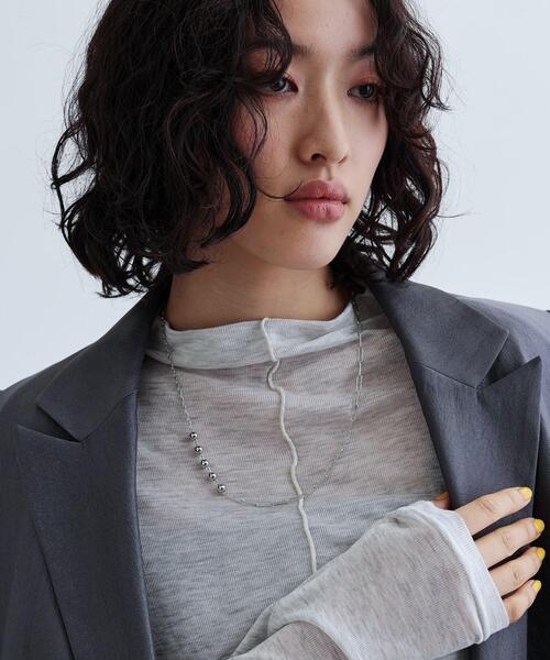 GALLEST（ギャレスト）の「トリプルチェーンネックレス（ネックレス・レディース・ゴールド/シルバー・00）」の3枚目の写真