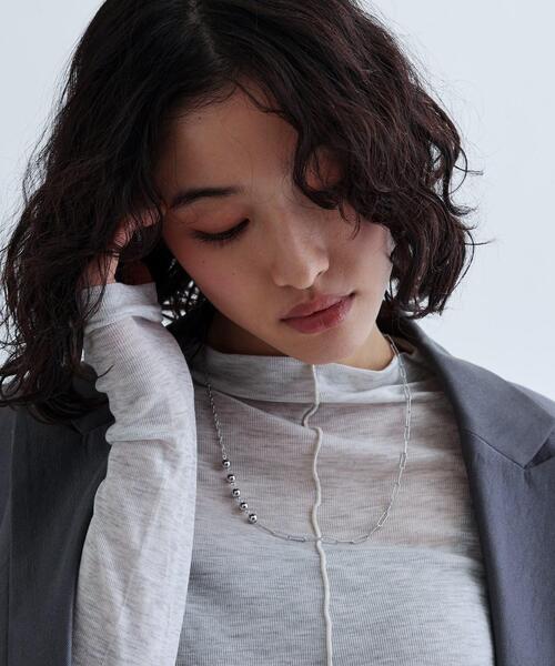 GALLEST（ギャレスト）の「トリプルチェーンネックレス（ネックレス・レディース・ゴールド/シルバー・00）」の4枚目の写真