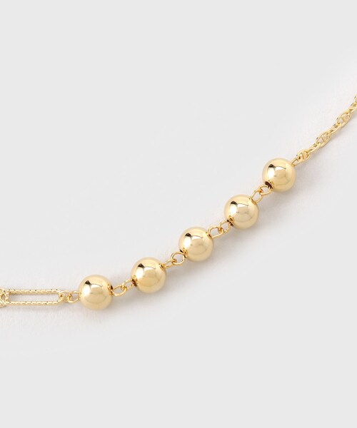 GALLEST（ギャレスト）の「トリプルチェーンネックレス（ネックレス・レディース・ゴールド/シルバー・00）」の6枚目の写真