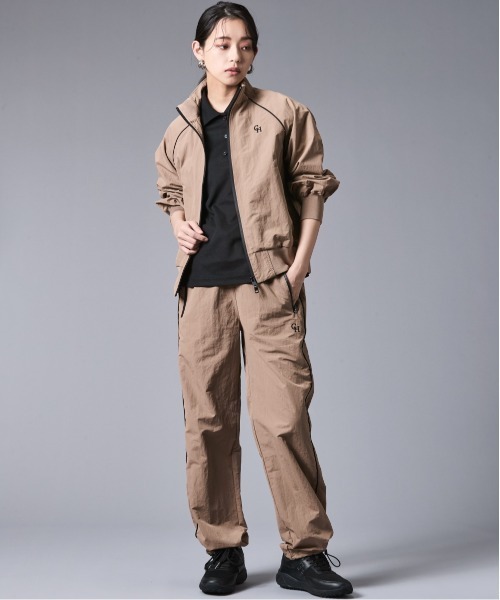 CHIC STYLE（シックスタイル）の「配色ラインハイネックブルゾン＜大きいサイズ有＞シックスタイルゴルフ（ブルゾン・レディース・モカ/ブラック・3L/LL/L/M/5L/4L）」の9枚目の写真