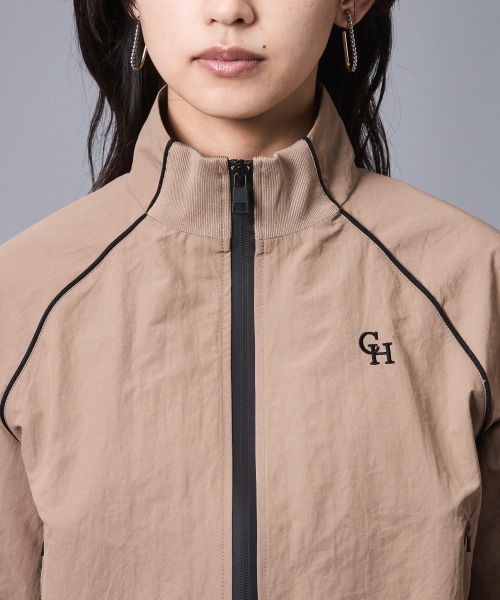 CHIC STYLE（シックスタイル）の「配色ラインハイネックブルゾン＜大きいサイズ有＞シックスタイルゴルフ（ブルゾン・レディース・モカ/ブラック・3L/LL/L/M/5L/4L）」の15枚目の写真