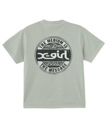 値下げ　美品　x-girl ×HySTERIC Ｔシャツ　（グレー） X-girl｜エックスガールのTシャツ/カットソー（グレー/灰色系