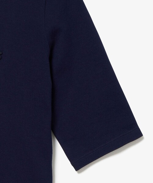 LACOSTE（ラコステ）の「スリムフィットハーフスリーブポロシャツ（ポロシャツ・レディース・ピンクベージュ/ネイビー/ブラック/ホワイト・40/38/36/34）」の11枚目の写真