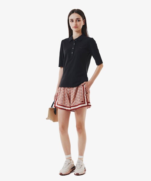 セール】スリムフィットハーフスリーブポロシャツ（ポロシャツ