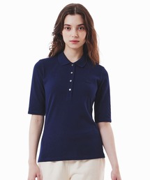 セール】TOGA PULLA Logo knit polo shirt TZ241-XN973（ポロシャツ