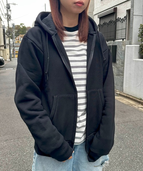 CAMBER(キャンバー)の「CAMBER / Cross-Knit ZIPPER HOODED / CAM231(パーカー・レディース・ブラック/ホワイト/グレー・MEDIUM/LARGE/X-LARGE)」の6枚目の写真