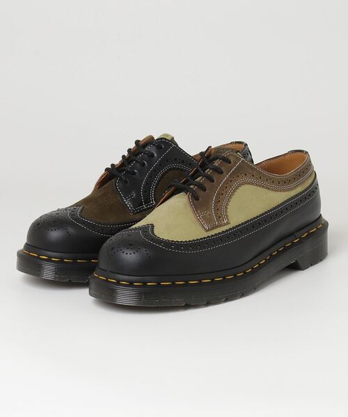 ドクターマーチン　MIE 3989 ブローグシューズ Dr. Martens/ドクターマーチン 3989 イエローステッチ ブローグ