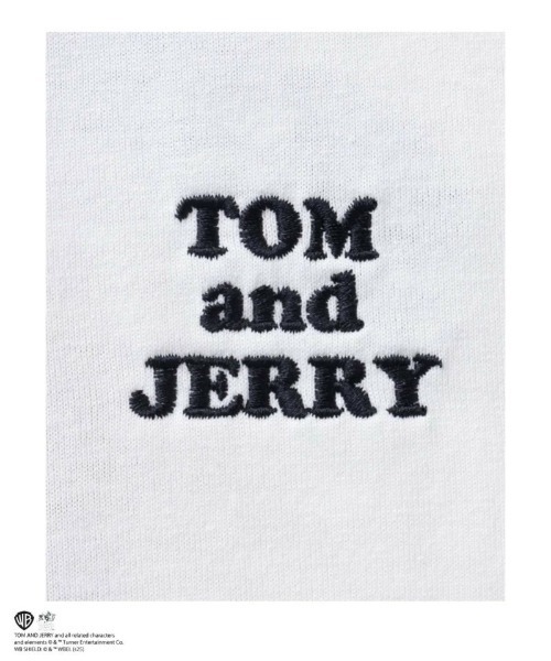 Tom＆Jerry（トムアンドジェリー）の「TOM&JERRY ジェリータフィーサガラ刺繍Tシャツ（Tシャツ/カットソー・メンズ・オフホワイト/グリーン・M/L/XL）」の5枚目の写真