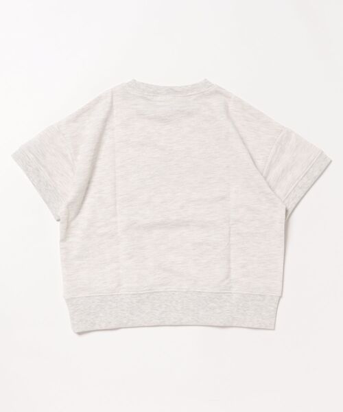 NCAA（エヌシーエーエー）の「【NCAA】ロゴプリントスウェットTシャツ（Tシャツ/カットソー・キッズ・チャコール/杢グレー・140/130/120/110/100）」の3枚目の写真