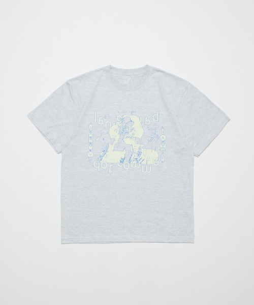 BAL(バル)の「GJ3(Tシャツ/カットソー・メンズ・アッシュグレー/ホワイト/ブラック・4/3/1/2)」の3枚目の写真