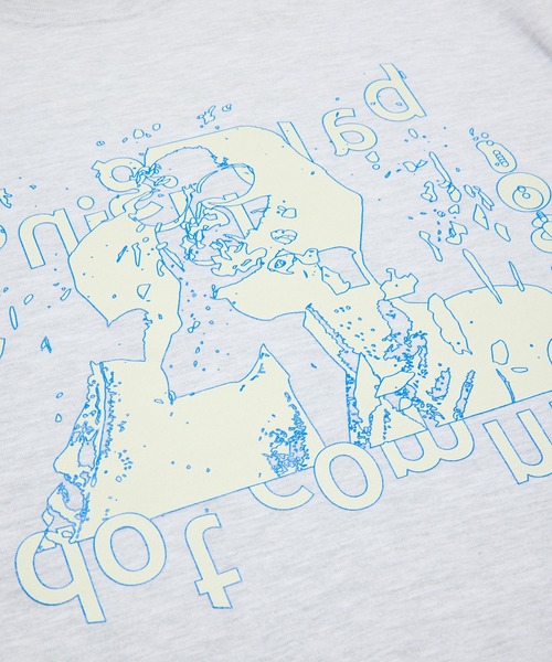 BAL(バル)の「GJ3(Tシャツ/カットソー・メンズ・アッシュグレー/ホワイト/ブラック・4/3/1/2)」の4枚目の写真