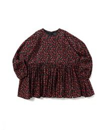 【RS】【Little Sunny Bite】rose nylon mini dress