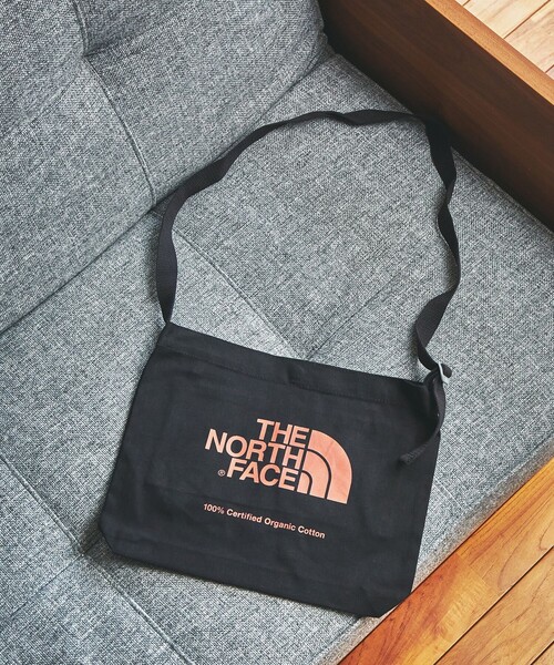 THE NORTH FACE(ザノースフェイス)の「<THE NORTH FACE>オーガニックコットン ミュゼット ショルダーバッグ(ショルダーバッグ・メンズ・ケリーグリーン/ブラック/オフホワイト・FREE)」の1枚目の写真