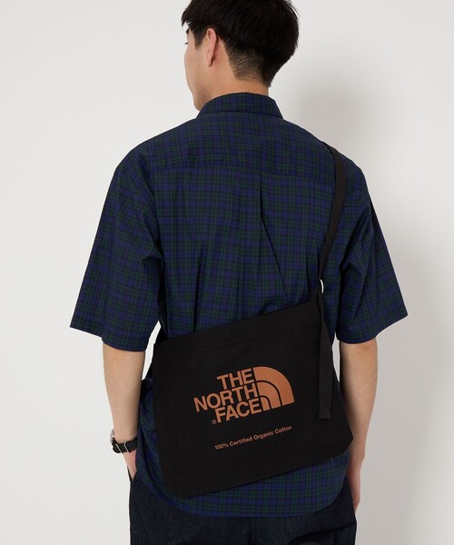 THE NORTH FACE(ザノースフェイス)の「<THE NORTH FACE>オーガニックコットン ミュゼット ショルダーバッグ(ショルダーバッグ・メンズ・ケリーグリーン/ブラック/オフホワイト・FREE)」の10枚目の写真
