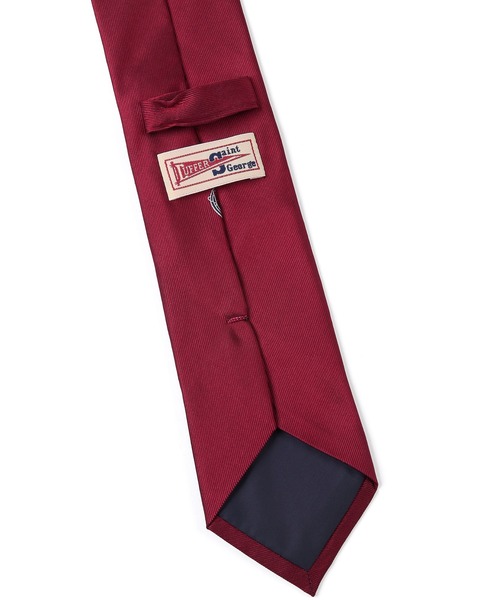 The DUFFER of ST.GEORGE（ザダファーオブセントジョージ）の「DUFFER ORIGINAL SOLID TIE：DUFFERオリジナル ソリッドタイ（ネクタイ・メンズ・グレー/ネイビー/バーガンディー・F）」の4枚目の写真
