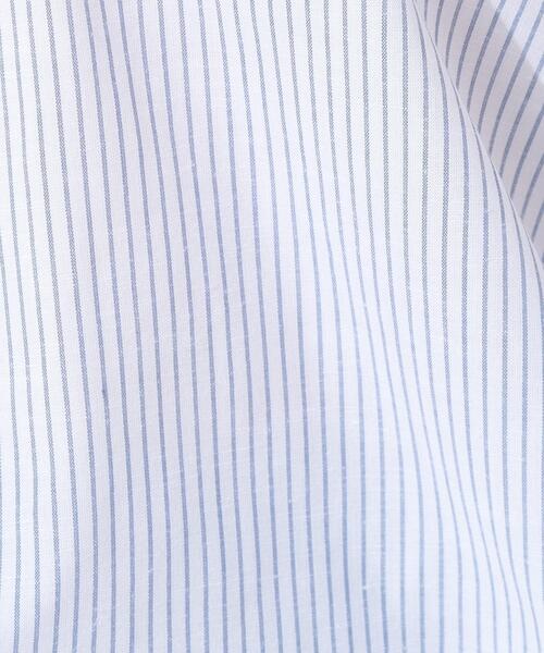 SHOO・LA・RUE（シューラルー）の「【洗える/S-LL/UV/吸水速乾】洗濯後しわになりにくいリネンブレンド ブラウス（シャツ/ブラウス・レディース・ホワイト/ピンク系/ライトイエロー系/ブルー系7・02/01/04/03）」の19枚目の写真