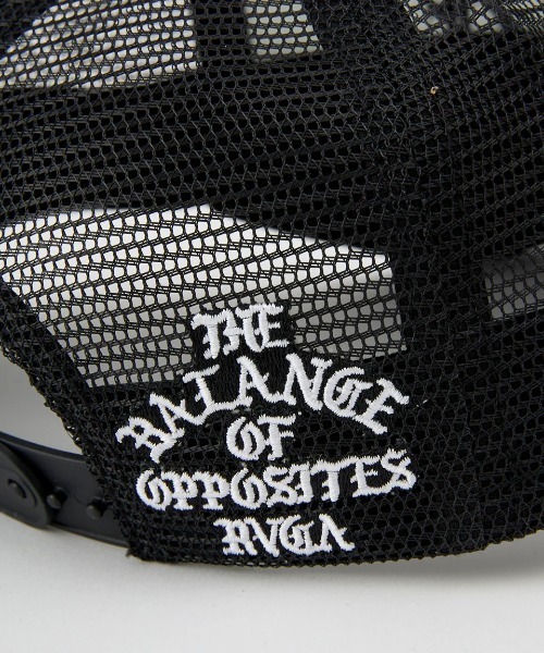 RVCA（ルーカ）の「RVCA メンズ BALANCE RVCA TRUCKER キャップ 【2025年春夏モデル】/ルーカロゴメッシュキャップ・帽子（キャップ・メンズ・レッド系その他/ブラウン系その他/ブラック・FREE）」の8枚目の写真