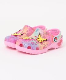 crocs（クロックス）の「クロックス キッズ 「ピカチュウ」 ピンク クラシック クロッグ / crocs Kids’ Pikachu Pink Classic Clog（サンダル・キッズ）」
