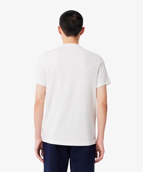 LACOSTE(ラコステ)の「UPF50 UVカット 速乾 ウルトラドライワンポイントTシャツ(Tシャツ/カットソー・メンズ・ブラック/ホワイト/ネイビー・4/3/5/6)」の5枚目の写真