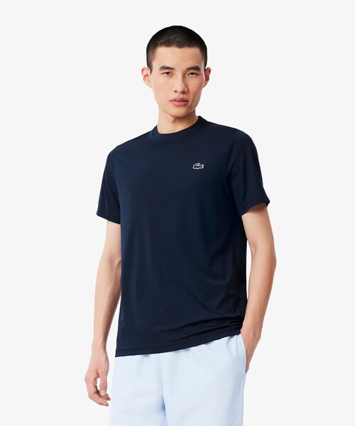 LACOSTE(ラコステ)の「UPF50 UVカット 速乾 ウルトラドライワンポイントTシャツ(Tシャツ/カットソー・メンズ・ブラック/ホワイト/ネイビー・4/3/5/6)」の18枚目の写真