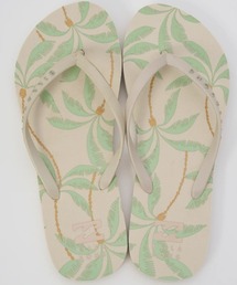 BILLABONG（ビラボン）の「BILLABONG レディース FLIP FLOPS PRINT ビーチサンダル 【2025年春夏モデル】/ビラボン総柄ビーサン（サンダル）」