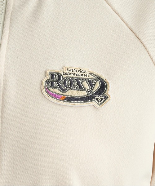 ROXY(ロキシー)の「CLEARED TO TAKE OFF /ロキシーワンポイントジャージトラックジャケット(ジャージ・レディース・ホワイト/チャコールグレー・LARGE/MEDIUM/SMALL)」の6枚目の写真