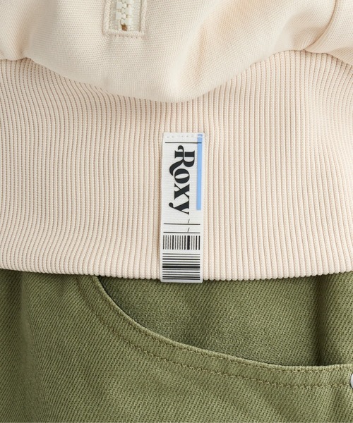 ROXY(ロキシー)の「CLEARED TO TAKE OFF /ロキシーワンポイントジャージトラックジャケット(ジャージ・レディース・ホワイト/チャコールグレー・LARGE/MEDIUM/SMALL)」の10枚目の写真