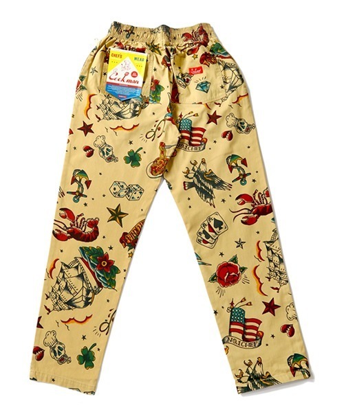 COOKMAN(クックマン)の「Cookman クックマン シェフパンツ イージーパンツ Old Tattoo Beige(その他パンツ・メンズ・ベージュ・MEDIUM/LARGE/SMALL/X-LARGE)」の4枚目の写真