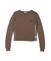 HTH（エイチティーエイチ）の「PG sideline sheer knit（Tシャツ/カットソー）」