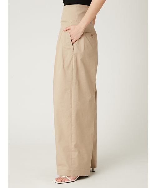 【でぃでいでぃーち】 FRAY I.D｜Dickies】ツータックワイドツイルパンツ（その他