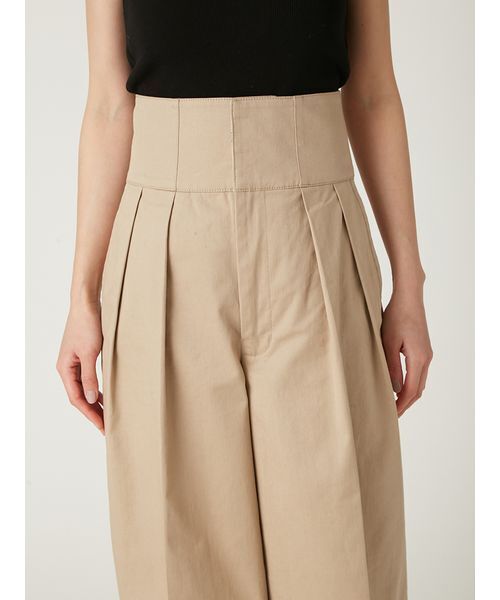 FRAY I.D（フレイアイディー）の「【FRAY I.D｜Dickies】ツータックワイドツイルパンツ（その他パンツ・レディース・ピンク/ベージュ/ネイビー・0/1）」の9枚目の写真