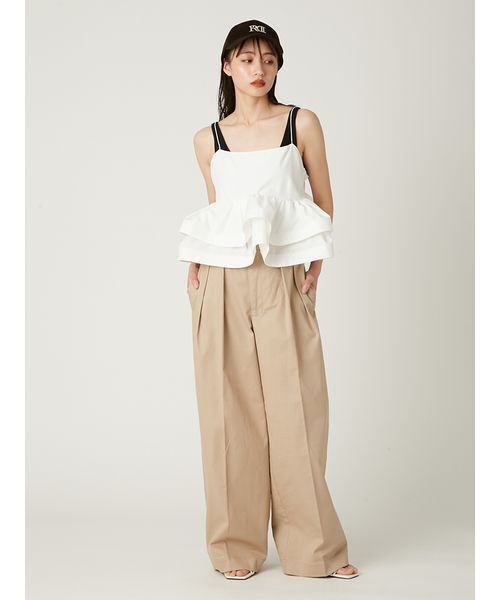 FRAY I.D｜Dickies】ツータックワイドツイルパンツ（その他