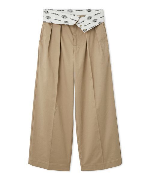 セール】【FRAY I.D｜Dickies】ツータックワイドツイルパンツ（その他