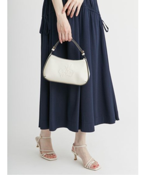 レザー ロゴエンボス 2WAYバッグ florist｜2WAY エンボスロゴポケットレザータッチショルダー