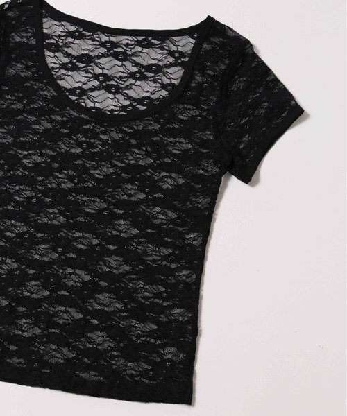 PHILLY(フィリー)の「【プチプラ\2199★】ピチレースTシャツ(Tシャツ/カットソー・レディース・ホワイト/ブラック・FREE)」の16枚目の写真