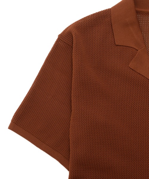 Arnold Palmer(アーノルドパーマー)の「メッシュニット シャツ カーディガン + Tシャツ セット(アンサンブル・メンズ・ブラック/ライトグレー/テラコッタ・M/LL/L)」の22枚目の写真