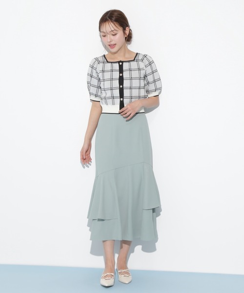 JILL by JILL STUART（ジルバイジルスチュアート）の「◇アシメマーメイドスカート（スカート・レディース・ブラック系その他/ブラック/グリーン・FREE）」の20枚目の写真