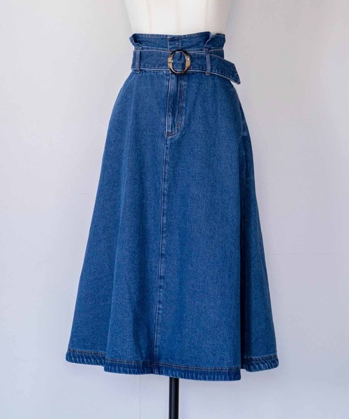 関税送料無【 JEANS】デニムスカート フレアスカート 楽天市場】10%OFF セール 定番 SOMETHING サムシング SKT983