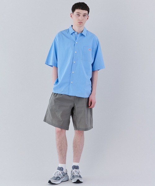 新品【DANTON】コットン半袖シャツ　36サイズ DANTON | コットン 半袖ワークシャツ SOLID MEN（シャツ