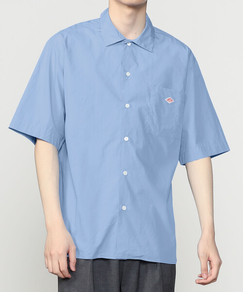 新品【DANTON】コットン半袖シャツ　36サイズ DANTON | コットン 半袖ワークシャツ SOLID MEN（シャツ